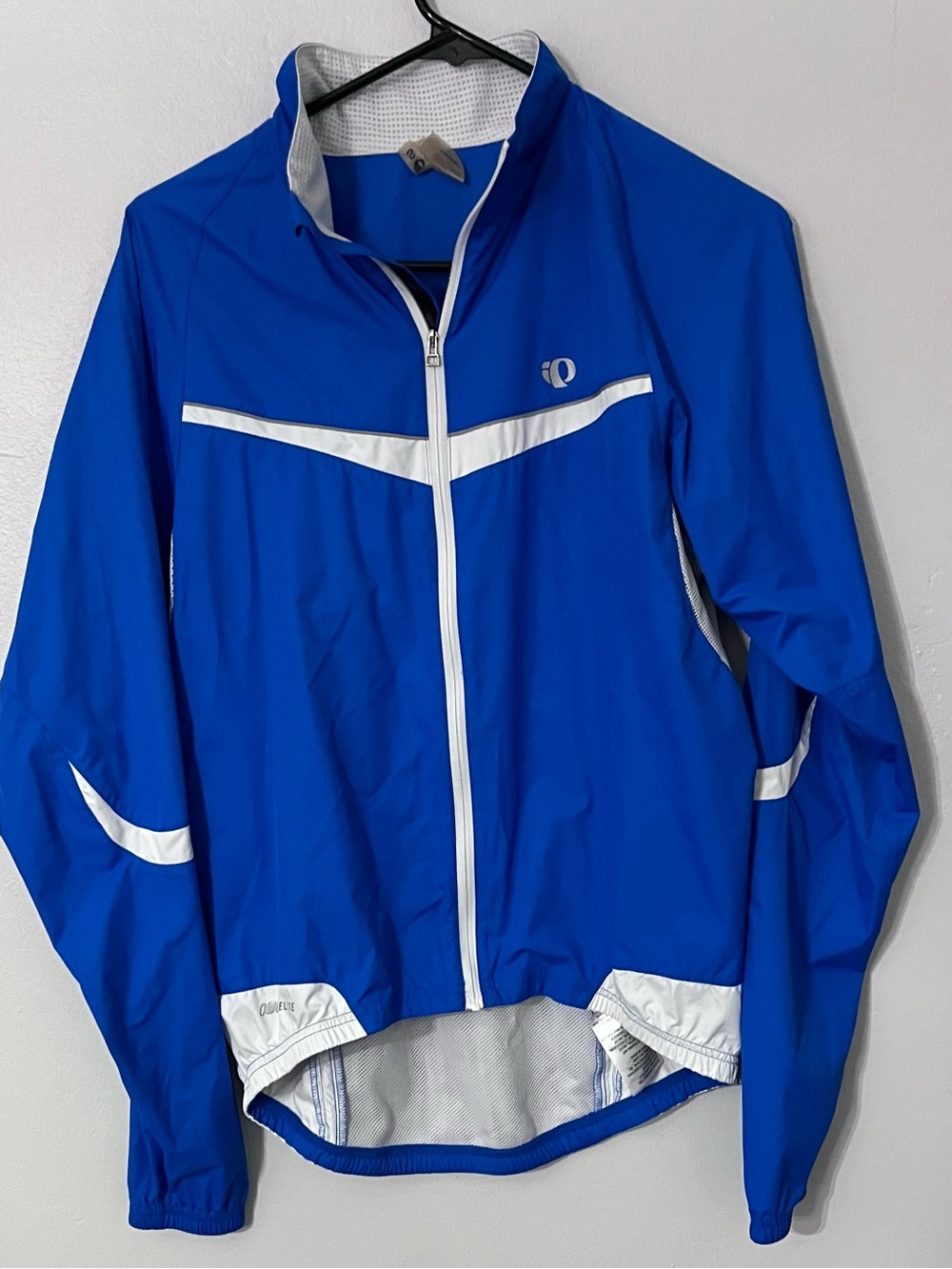 Pearl Izumi Elite Blue White Cycling Wind Jacket